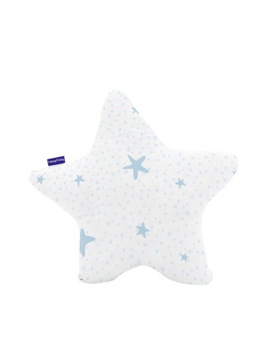 Cushion HappyFriday Basic Blue Star Stars 50 x 50 cm