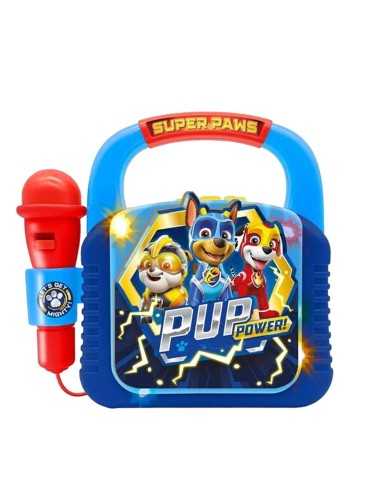 Enceinte avec Microphone Karaoké The Paw Patrol