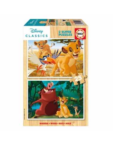 Set de 2 Puzzles The Lion King Classics 25 Pièces