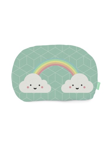 Coussin HappyFriday Happynois Multicouleur Arc-en-ciel 40 x 30 cm