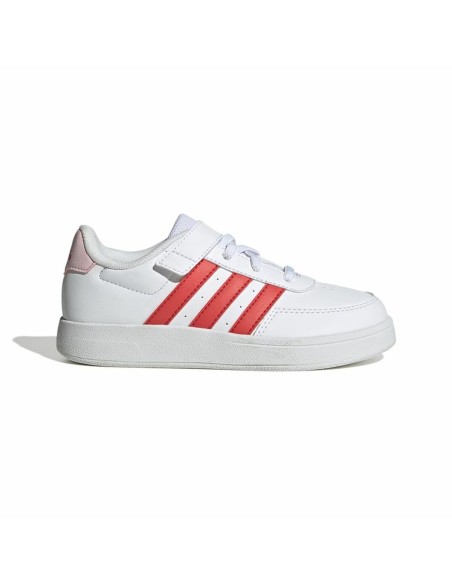 Chaussures de Sport pour Enfants Adidas Breaknet Lifestyle Court Blanc