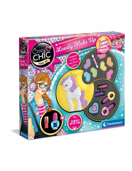 Kit de maquillage pour enfant Clementoni 18643 Blanc Multicouleur