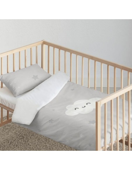 Bettbezug für Babybett Kids&Cotton Werner Gris 115 x 145 cm