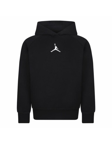 Jungen Sweater mit Kapuze Jordan Dri-fit Sport Crossover Weiß Schwarz