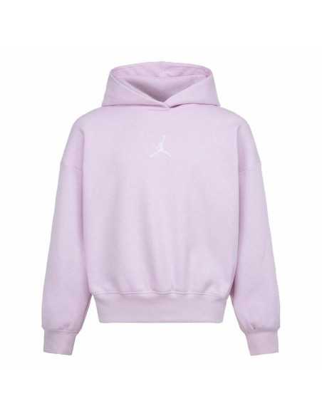 Sweatshirt mit Kapuze für Mädchen Jordan Icon Play Weiß Lavendel