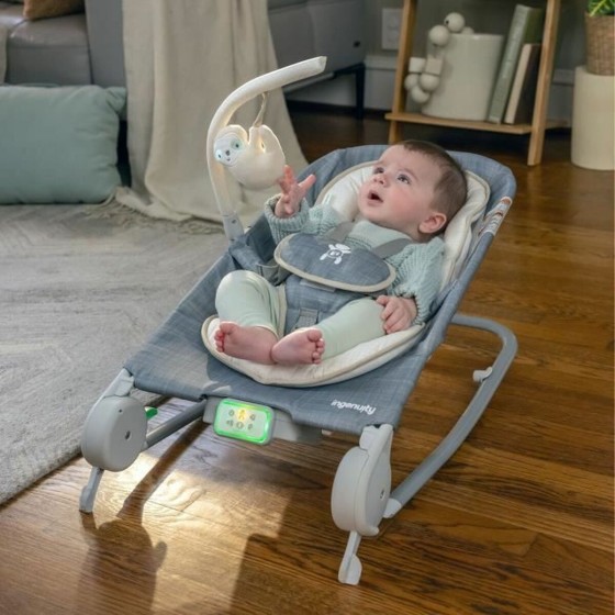 Baby Hammock Ingenuity Happy Belly Grey