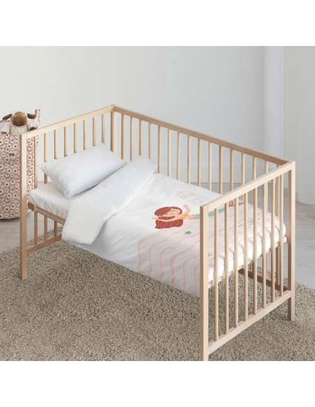 Bettbezug-Set Kids&Cotton Mosi Big Rosa 100 x 120 cm