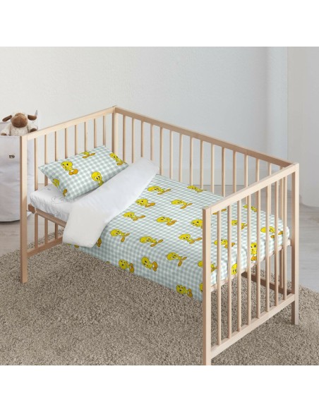 Bettbezug für Babybett Piolín Vichy 115 x 145 cm