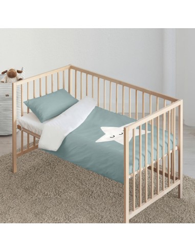 Bettbezug-Set Kids&Cotton Nadir Blau 100 x 120 cm