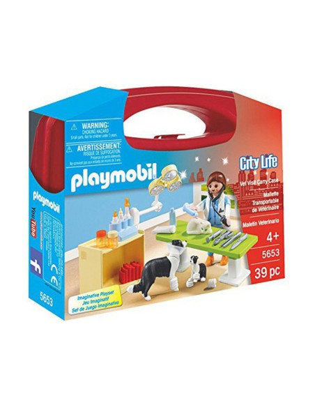 Playset City Life Veterinarian Playmobil 5653 (39 pcs)