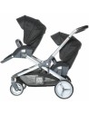 Baby's Pushchair RED CASTLE Evolutwin Black