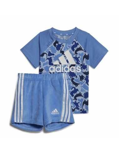 Ensemble de Sport pour Bébé Adidas Multicouleur Camouflage Dinosaures