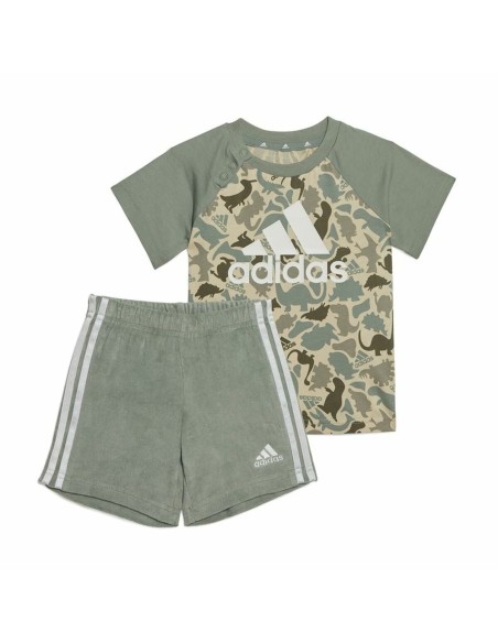 Baby-Sportset Adidas Bunt Tarnfarbe Dinosaurier