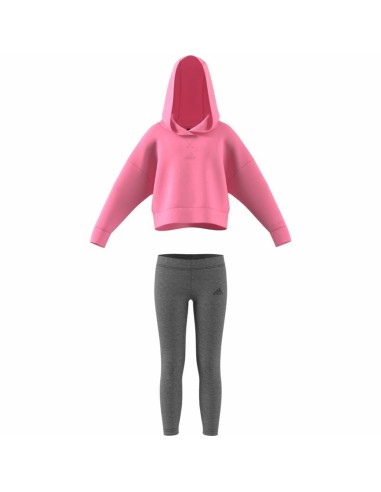 Ensemble de Sport pour Enfants Adidas Fleece Rose clair