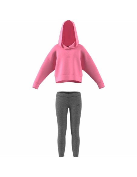 Ensemble de Sport pour Enfants Adidas Fleece Rose clair