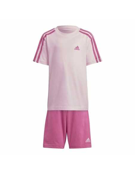 Children's Sports Outfit Adidas 3 Stripes Pink