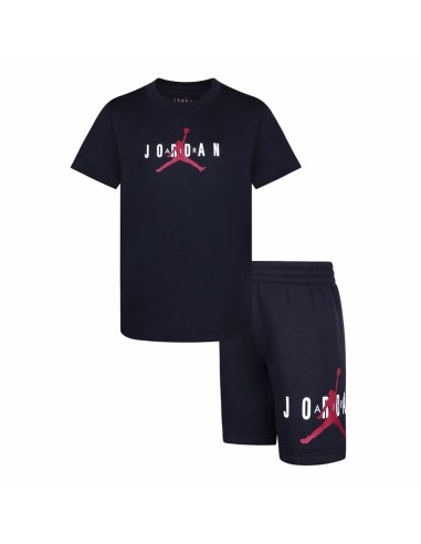 Completo Sportivo per Bambini Jordan Nero