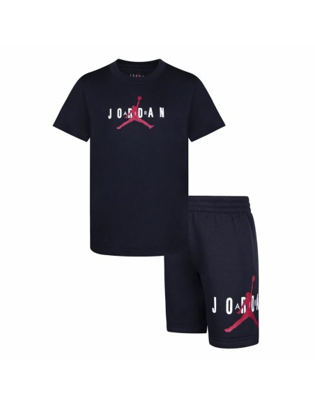 Completo Sportivo per Bambini Jordan Nero