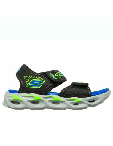 Kinder sandalen Skechers Lights Thermo-Splash Schwarz