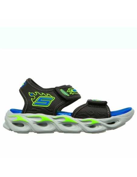 Kinder sandalen Skechers Lights Thermo-Splash Schwarz