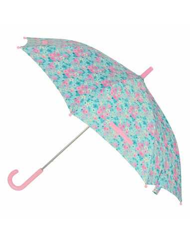 Umbrella Safta Ø 86 cm Flowers Green