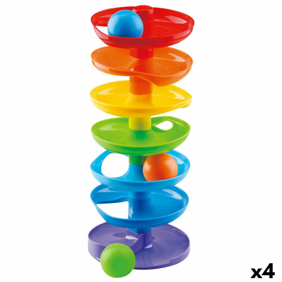 Weich-Spielzeugspirale PlayGo Rainbow 4 Stück 15 x 37 x 15,5 cm