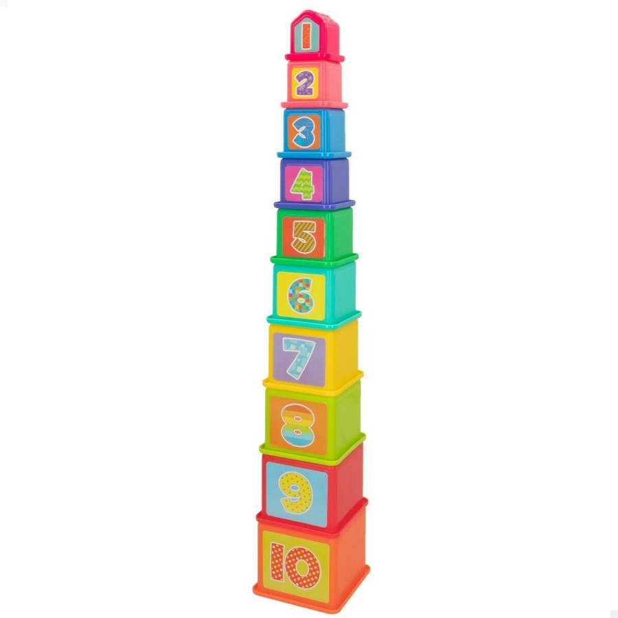Stapelbare Bauklötze PlayGo 4 Stück 10,2 x 50,8 x 10,2 cm