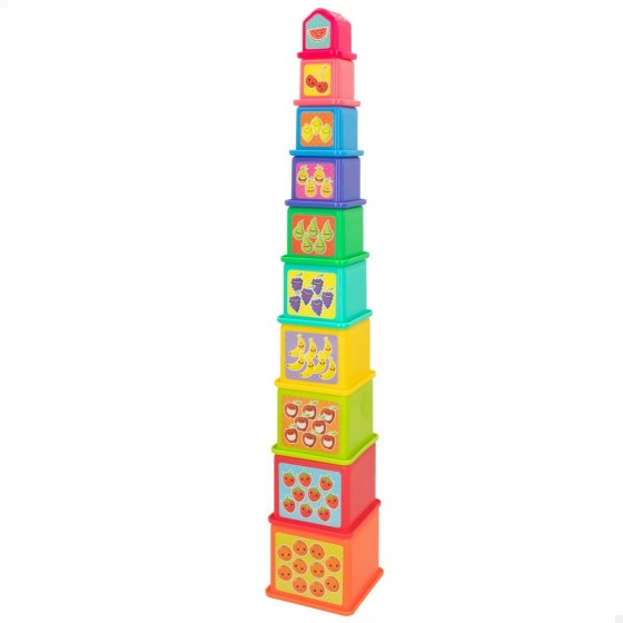 Stapelbare Bauklötze PlayGo 4 Stück 10,2 x 50,8 x 10,2 cm