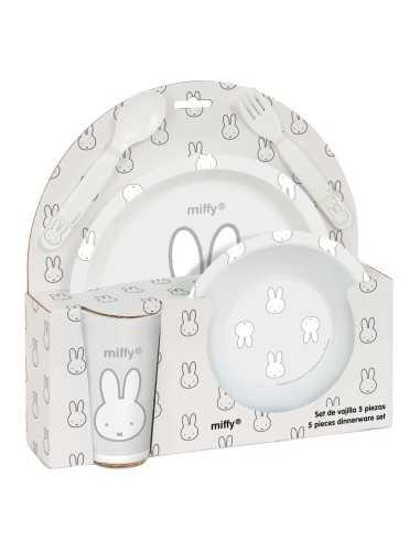 Children's dish set Miffy Niebla (5 Pieces)