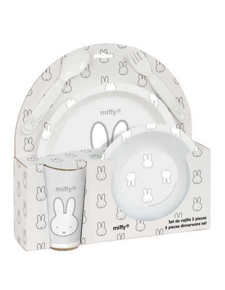 Children's dish set Miffy Niebla (5 Pieces)