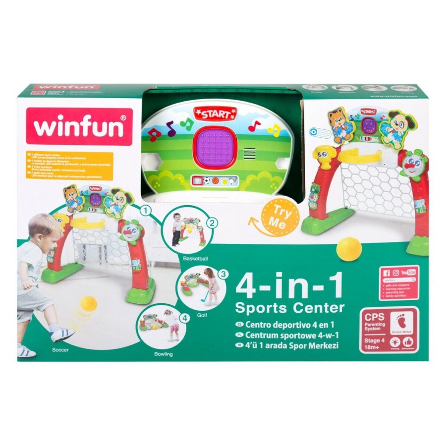 Aktivitätszentrum Winfun Multisport 4 in 1 4 Stück 59 x 52,5 x 28 cm