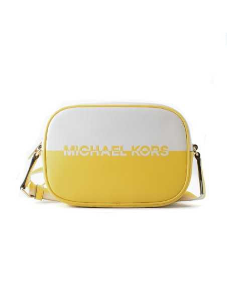 Borsa a Tracolla Michael Kors JET SET TRAVEL Giallo 22 x 15 x 6 cm