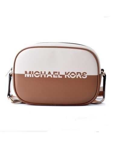 Sac à Bandoulière Michael Kors JET SET TRAVEL Marron 22 x 15 x 6 cm