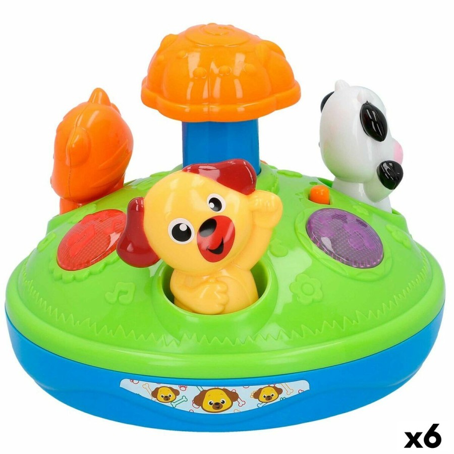 Interaktives Spielzeug für Babys Winfun tiere 18 x 15 x 18 cm (6 Stü