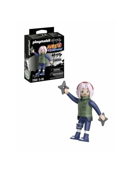 Playset Playmobil Naruto: Sakura 71562 7 Pièces