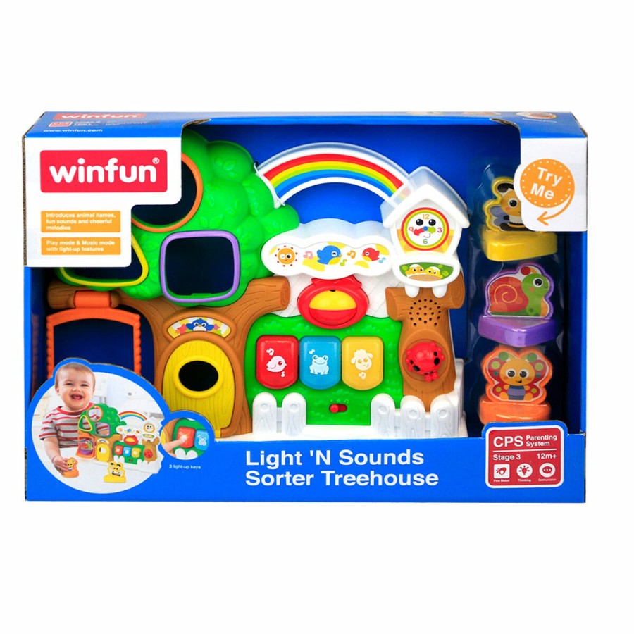 Interaktives Spielzeug für Babys Winfun Haus 32 x 24,5 x 7 cm (6 Stü