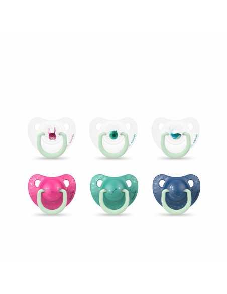 Pacifier Suavinex Night & Day M Multicolour (2 Units)