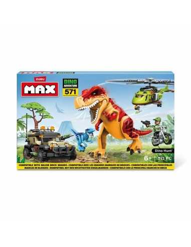 Bauspiel + Figuren Zuru Max Dino 33 x 48,3 x 7,6 cm 592 Stücke