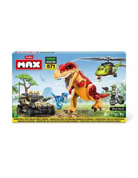 Bauspiel + Figuren Zuru Max Dino 33 x 48,3 x 7,6 cm 592 Stücke