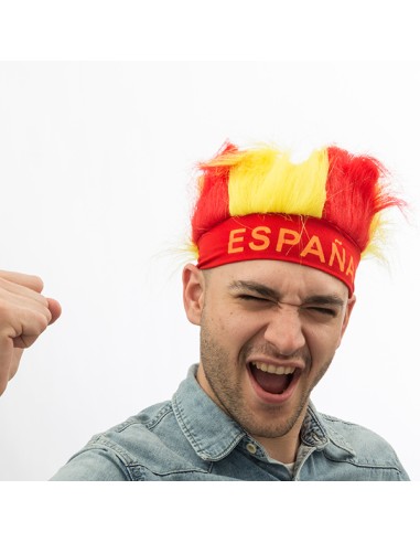 Spanish Flag Wig Hat