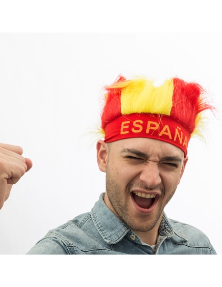 Spanish Flag Wig Hat