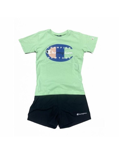 Completo Sportivo per Bambini Champion Essentials Verde limone