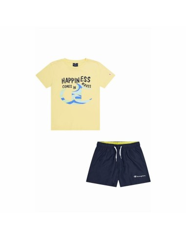 Completo Sportivo per Bambini Champion Essentials Giallo