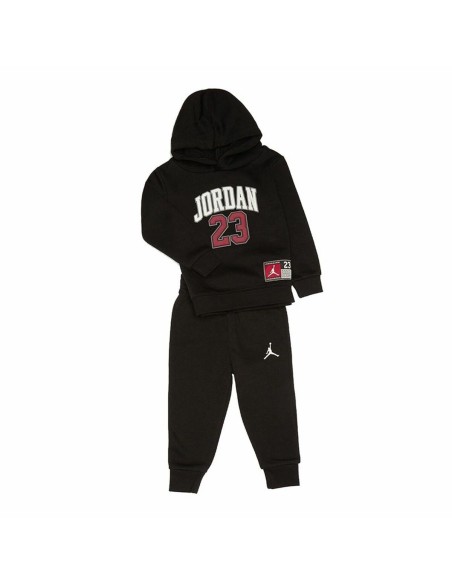 Completo Sportivo per Bambini Jordan Jordan Po Set Nero