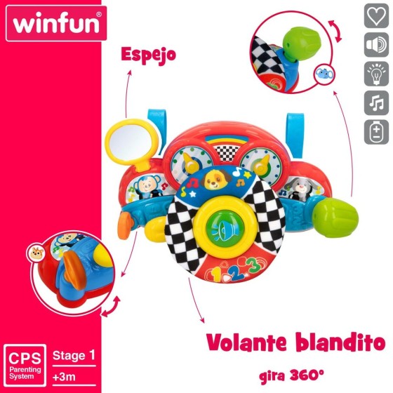 Lenkrad für Kinderwagen Winfun 29 x 17 x 10,5 cm (4 Stück)