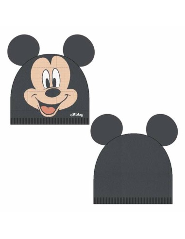 Berretto per Bambini Mickey Mouse Nero (Taglia unica)