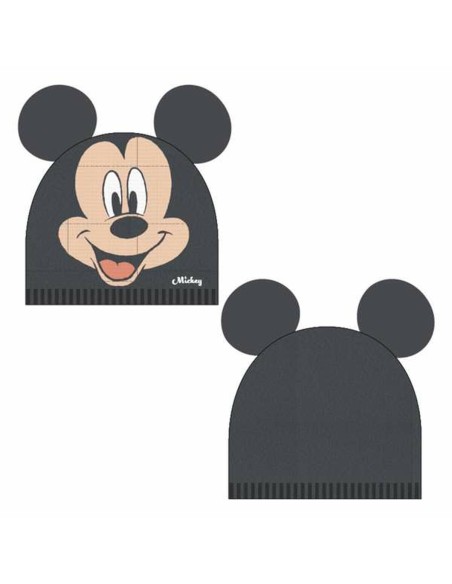 Berretto per Bambini Mickey Mouse Nero (Taglia unica)