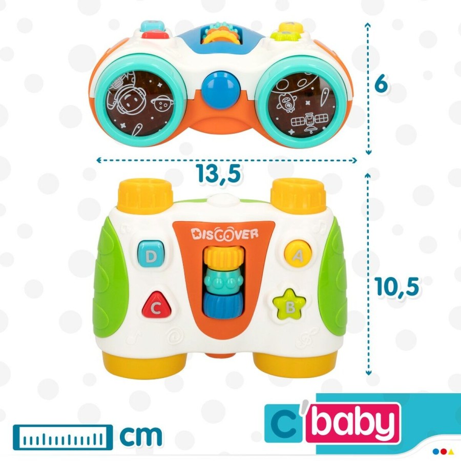 Jouet interactif pour bébé Colorbaby Jumelles 13,5 x 6 x 10,5 cm (6