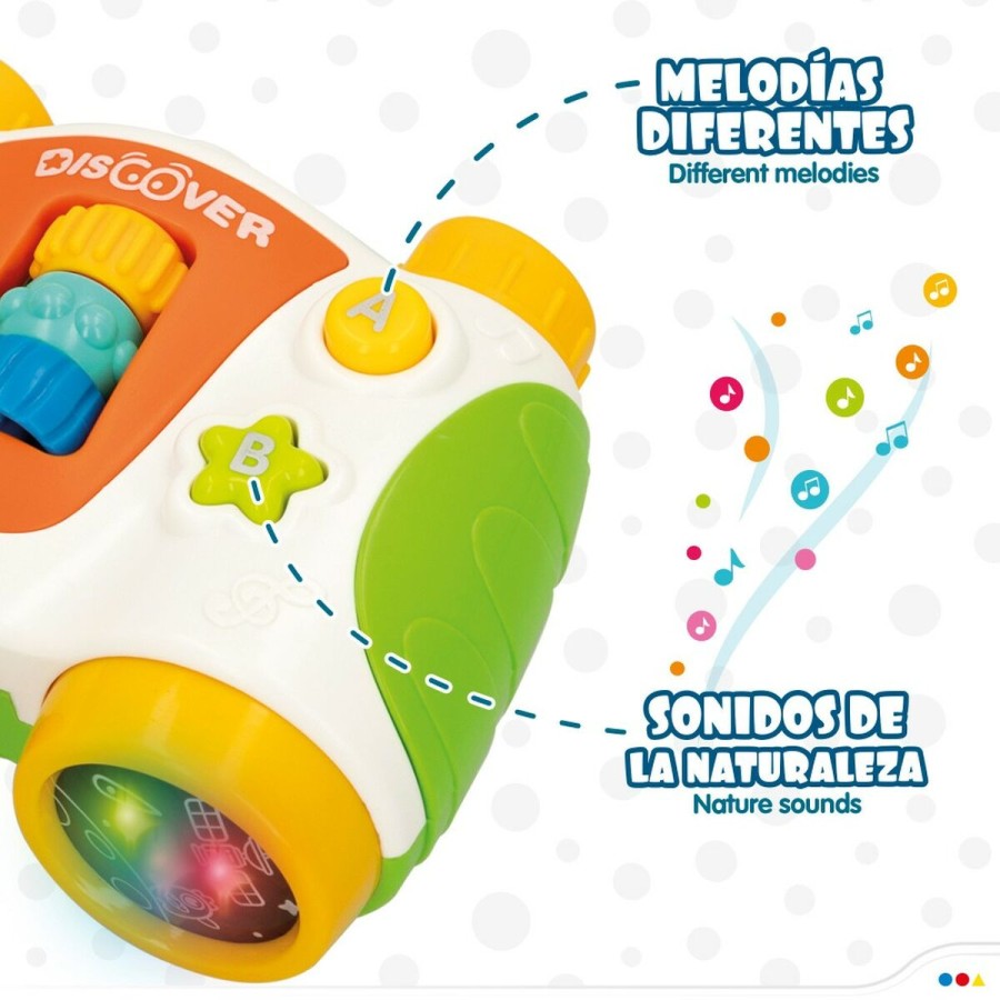 Interactive Toy for Babies Colorbaby Binoculars 13,5 x 6 x 10,5 cm (6