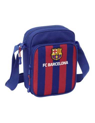 Borsa a Tracolla F.C. Barcelona 24/25 Rosso Granato Blu Marino 16 x 22 x 6 cm